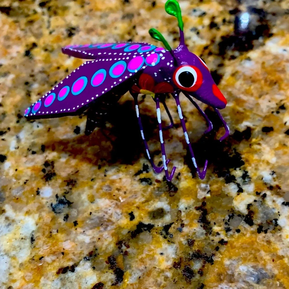 Colorful Decorative Fish Tank Ornament. Made in Mexico, rare, one of a kind